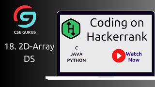18. 2D Array DS - Hackerrank