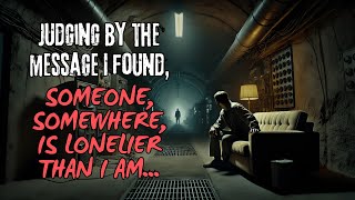 Judging by the message I found, someone, somewhere, is lonelier than I am... | Horror Storytime