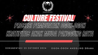 Proses Pembuatan Ogoh-ogoh Naga Angling Darma, Kreativitas Pemuda Panggung Raya 2024