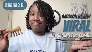 Testing the VIRAL Loc comb for my 2 year 8 month Micro locs amazon review #amazo