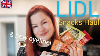 LIDL Healthy Snacks Haul (\u0026 new eyeliner 👁️) #uk #haul #lidl #maybelline