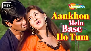 Aankhon Mein Base Ho Tum | Takkar (1995) | Sunil Shetty & Sonali Bendre | Abhijeet & Alka Yagnik