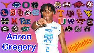 Aaron Gregory Highlights || 5 Star || Next Jordan Addison