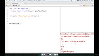 ES6 JavaScript 025 Template Strings