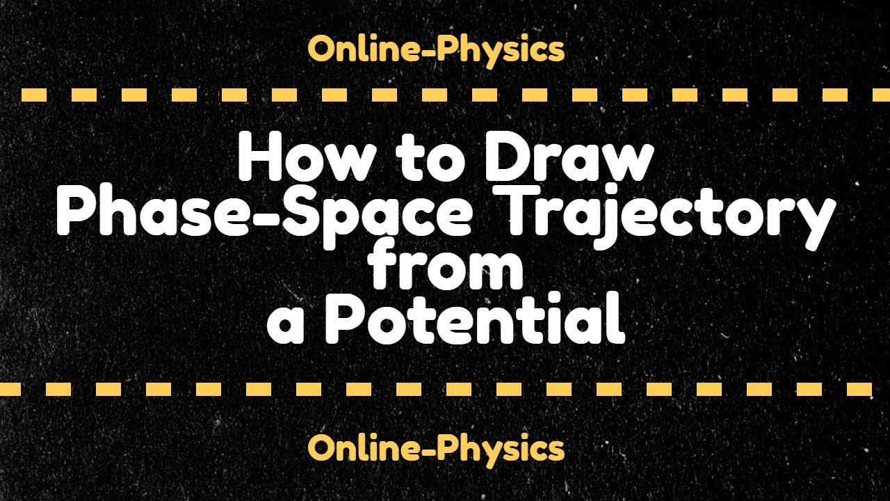 How To Draw Phase Space Trajectory From A Potential Online Physics