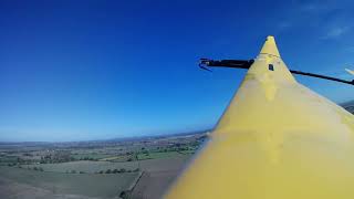 TMAC: Big Yellow 3.5m RC Glider flying on a nice day