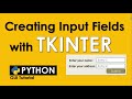 CREATING INPUT FIELD WITH TKINTER |  ENTRY WIDGET OPTIONS AND METHODS | PYTHON TUTORIAL
