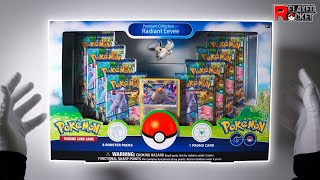 Radiant Eevee Pokemon GO Premium Box Opening - Pokemon Cards ASMR [No Talking]