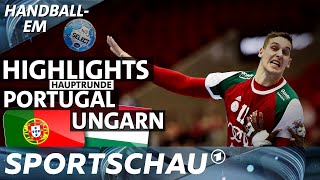 Highlights: Portugal gegen Ungarn | Handball-EM | Sportschau
