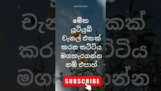 මේ මගහැරගන්න එපා බලන්නකො🤫මේක #Simpledark #sinhala #youtubechannelsinhala #2024