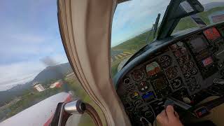 Piper PA-31T Cheyenne II Landing in Puerto Williams Chile