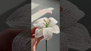 Beaded Lily Tutorial That Actually Works #diy #flowers #beads