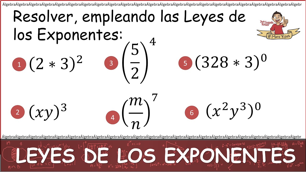 Ley De Los Exponentes Con Ejemplos