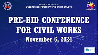 Procurement Livestream for DPWH Davao del Norte DEO on November 6, 2024 (Civil Works)