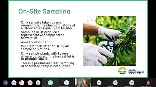 2022 Hemp Sampler Training