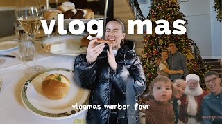 THE LAST VLOGMAS | Afternoon tea, Santa, and Dublin pizza review