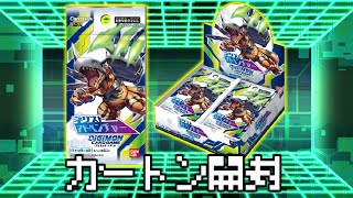 デジモンカード最新弾！「ネクストアドベンチャー」１カートン開封live