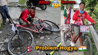 😰LADAKH Jana Cancel Hogya || Cycle Ma problem Agya || world travel without money || B Crazy🇳🇵Ep38