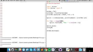 78- Easy Python Programming Scrollbar