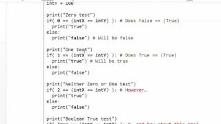 Python Module 03-08 Boolean Values