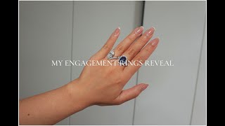 I Got Engaged! My Two Engagement Rings Reveal (Custom, Sapphire, Diamond)