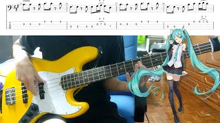 Hatsune Miku 初音未来 - Comet Honeymoon/彗星ハネムーン (Bass cover) ：付谱下载