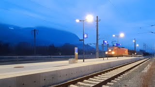 Güterzug 67509 mit ÖBB 1116 durchfährt den Bahnhof Dölsach in Osttirol