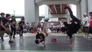 UK BBOY CHAMPIONSHIPS 2013 近畿予選 他力本願 vs MARK BY MAHK ベスト8