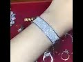 diamond bracelet for men ផ្លាកដៃដាំពេជ្រ បុរស តួរម៉ូតខ្សែ rolex មានស្រាបនៅហាង