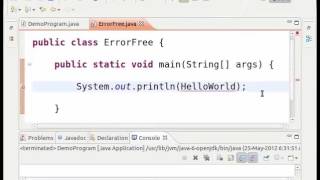Errors and Debugging in Eclipse - Oriya