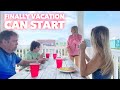 FINALLY VACATION CAN START | BIKE RIDING DIDN'T GO AS PLANNED | Family 5 Vlogs