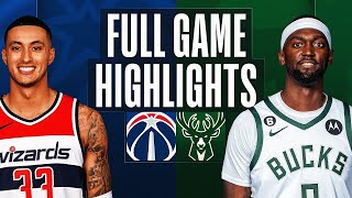 Milwaukee Bucks vs Washington Wizards Full Game Highlights |Jan 1| NBA Regular Season 22-23