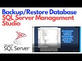 How to Backup/Restore Database in SSMS (Beginner Guide) | SQL Tutorial