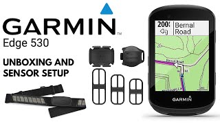 Garmin Edge 530 unboxing and sensor setup