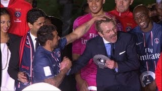Lavezzi's joke to the French Football League's President