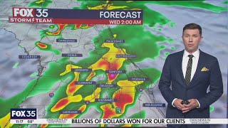 FOX 35 Storm Alert Day: What to expect on Tuesday in Orlando, Central Florida