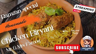 Ramzan special chicken biryani Mr & Mrs Farooq @asiancuisinefood