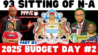 LIVE FROM 🇬🇾| Showdown In Parliament | Guyana's 2025 Budget Debate Reaches Boiling Point! | Part #3