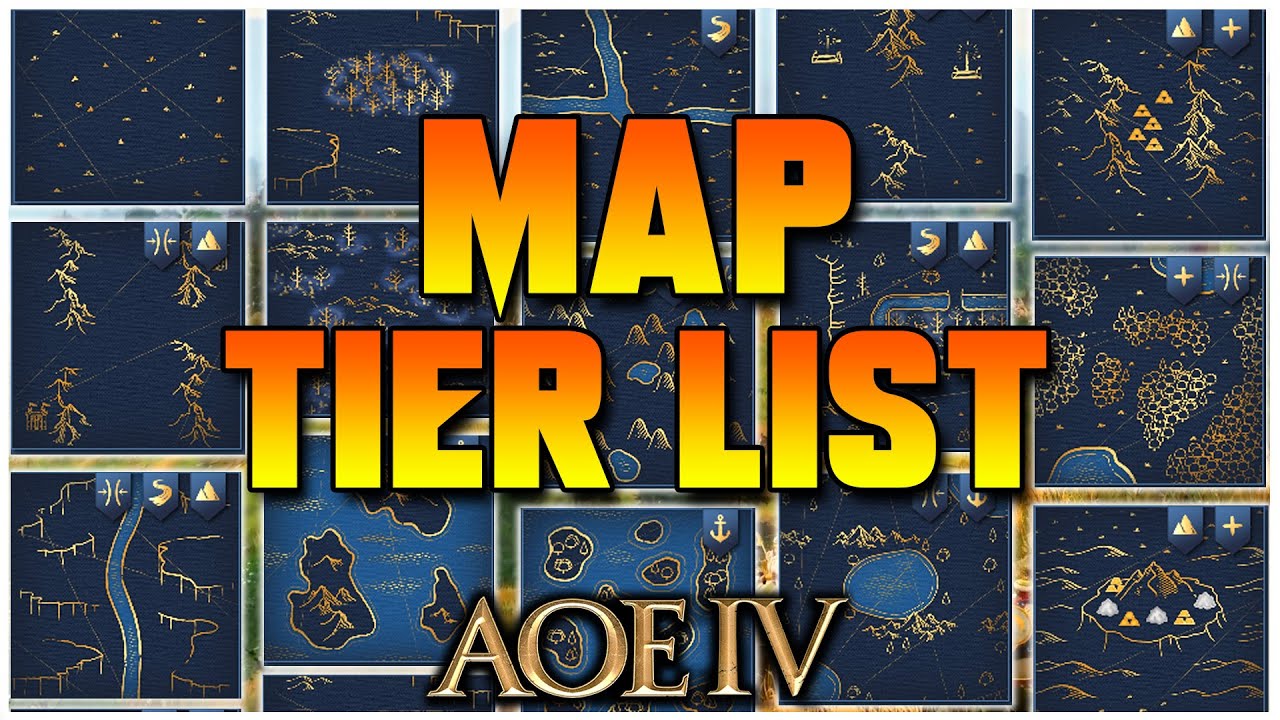My Map Tierlist Aoe4 Youtube