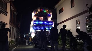 2016年 網代 阿治古神社例大祭 山車曳行(20日)