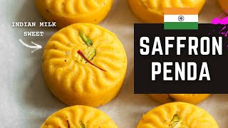 Kesar Penda, the gold standard of Indian sweets? Saffron Milk Peda/Penda recipe