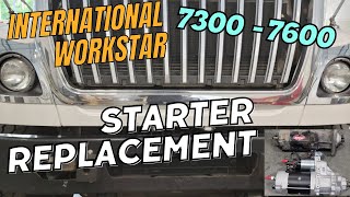 International Truck Starter Replacement