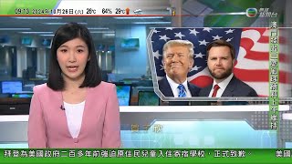 0900 無綫早晨新聞｜特朗普萬斯手機據報遭中國黑客攻擊 中方曾指無興趣干涉選舉｜美國麥當勞大腸桿菌中毒事件擴大至13個州｜四人街上向長者兜售懷疑假中藥｜2024年10月26日 TVB News