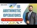 Master Python Operators & Arithmetic Operators FAST | Live Examples & Tutorial for Beginners 2025