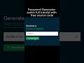 🔐 Random Password Generator with HTML, CSS & JavaScript! 🚀#short #passwordgenerator #htmlcssjs