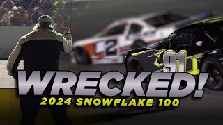 Wrecked - 2024 Snowflake 100 Recap - Jim Wall Racing