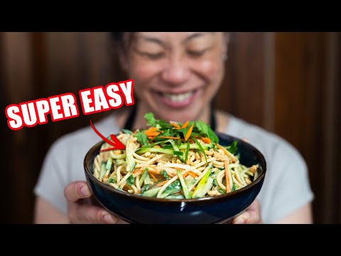 Cold sesame noodles