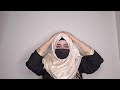 new 2025 simple style hijab for wedding tutorial by wajeeha fatima