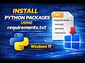 How to Install Python Packages Using requirements.txt (The Right Way)