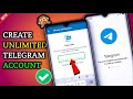 How to create unlimited USA telegram account 2024/ free USA number for telegram 💯 Working